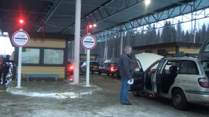 Праздничные пробки на границе