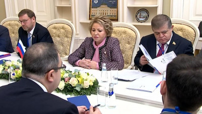 Валентина Матвиенко встретилась с председателем нацсобрания Армении Араратом Мирзояном