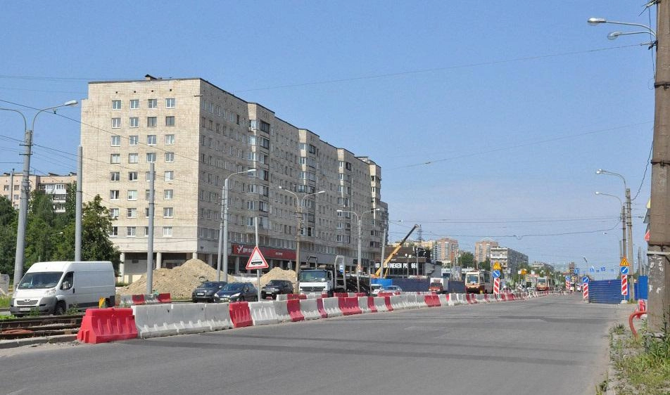 Участок Бухарестской улицы перекроют ради строительства станции «Проспект Славы» - tvspb.ru