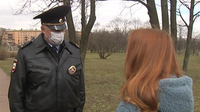 Никаких исключений. Нарушителей самоизоляции ловили в парке «Куракина дача»