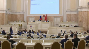 Заседание городского парламента в Мариинском дворце