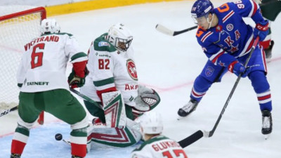 Первое поражение Ротенберга: СКА уступил «Ак Барсу» со счетом 1:3 в домашнем матче КХЛ