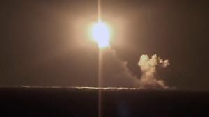 Пуск баллистической ракеты «Булава»