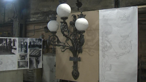 На Витебском вокзале восстановят исторические фонари