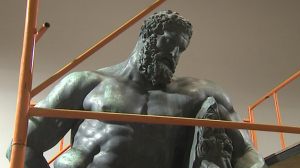 Реставрация скульптуры Геракла XVIII века и Чесменской колонны