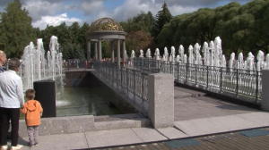Открытие фонтана в Любашинском саду