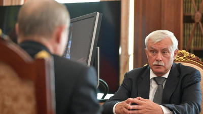 Владимир Путин встретится в Петербурге с Георгием Полтавченко