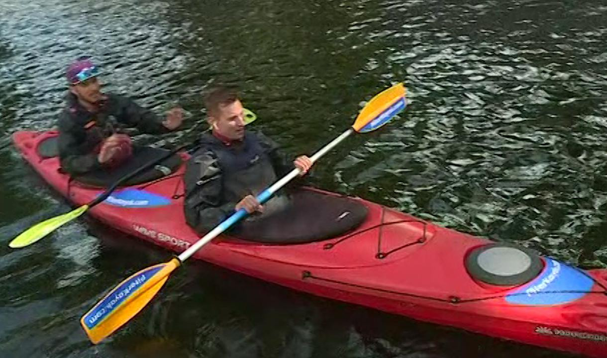 Лето в городе: каякеры выходят на тропу воды