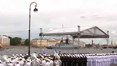 Как в Петербурге прошла генеральная репетиция Главного военно-морского парада