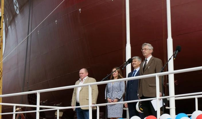 Новое рыболовное судно «Норд Пилигрим» спустили на воду - tvspb.ru