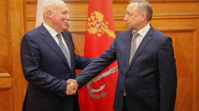 Губернатор Петербурга и полномочный посол России в Республике Беларусь провели встречу