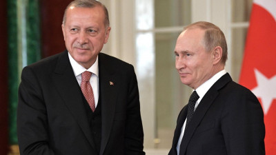 Путин и Эрдоган обсудили использование нацвалют во взаиморасчетах стран