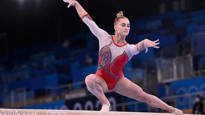 Олимпийская чемпионка по спортивной гимнастике Лилия Ахаимова вернулась в Петербург