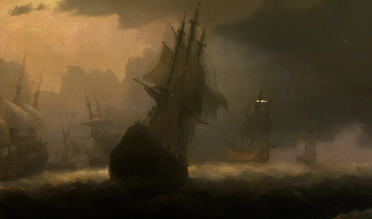 В Петербурге отреставрируют картину Айвазовского с Петром I к 350-летию императора - tvspb.ru