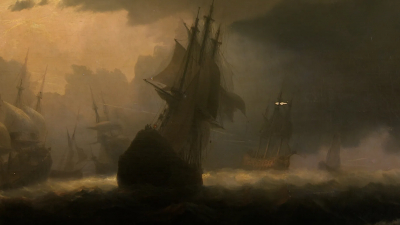 В Петербурге отреставрируют картину Айвазовского с Петром I к 350-летию императора