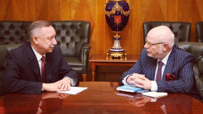 Врио губернатора Беглов встретился с председателем президентского Совета по развитию гражданского общества