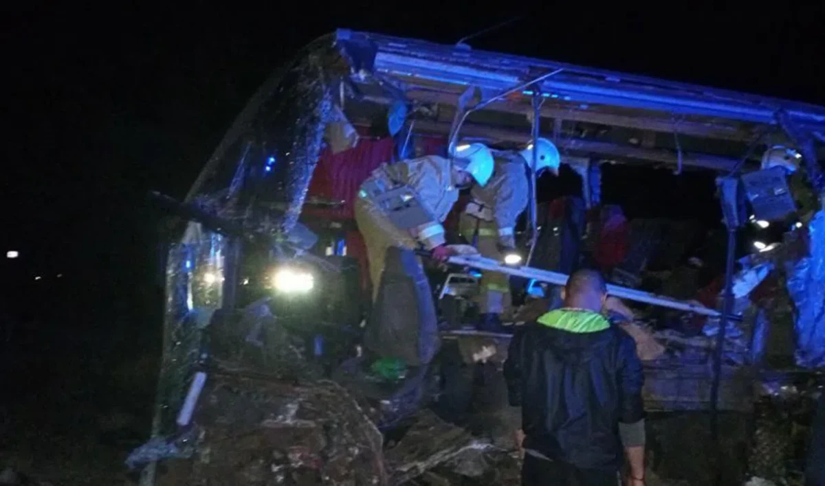 В аварии с автобусом «Махачкала – Петербург» скончались пять человек - tvspb.ru