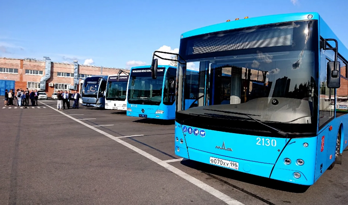 Петербург до конца месяца получит 250 автобусов на газомоторном топливе - tvspb.ru