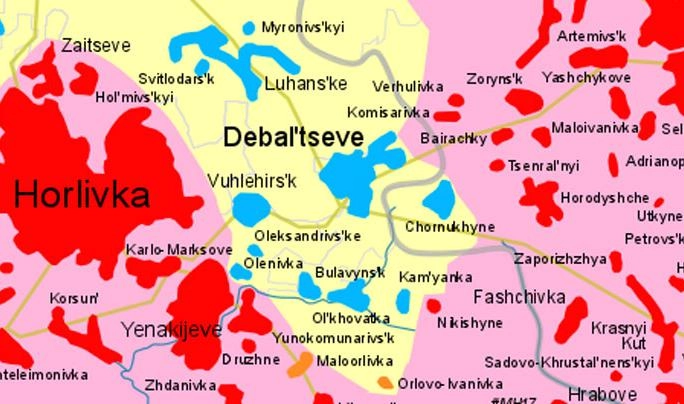 В сети появилось видео с места боев в Дебальцево - tvspb.ru