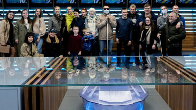 «Зенит» организовал экскурсию по «Газпром Арене» для инвалидов по зрению
