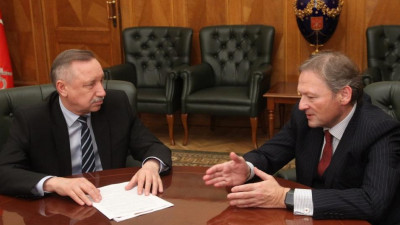 Александр Беглов и Борис Титов обсудили развитие бизнеса Петербурга