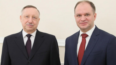Александр Беглов провел встречу с мэром Кишинева Ионом Чебаном