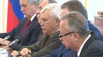 Полтавченко провел рабочую встречу с мэром города Бельцы