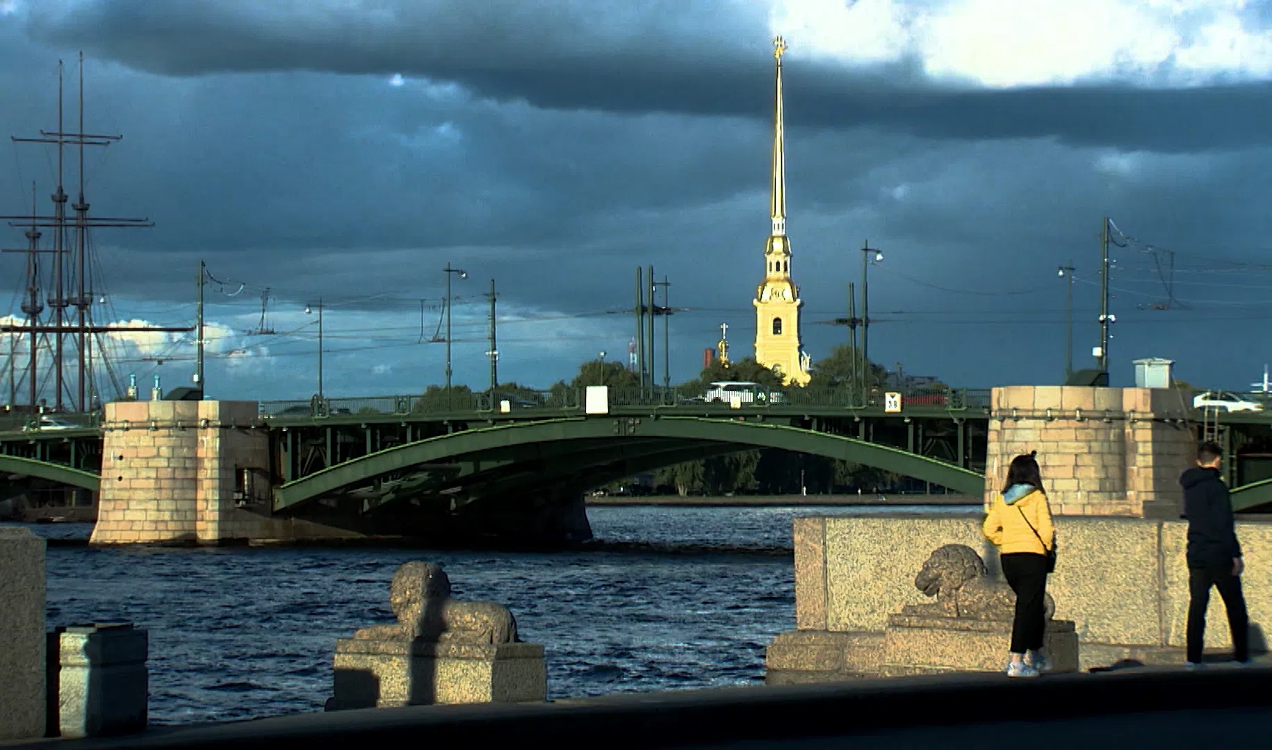 биржевой мост в санкт петербурге