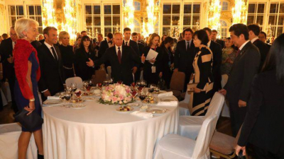 Путин, Макрон и Абэ посетили фестиваль «Звезды белых ночей»