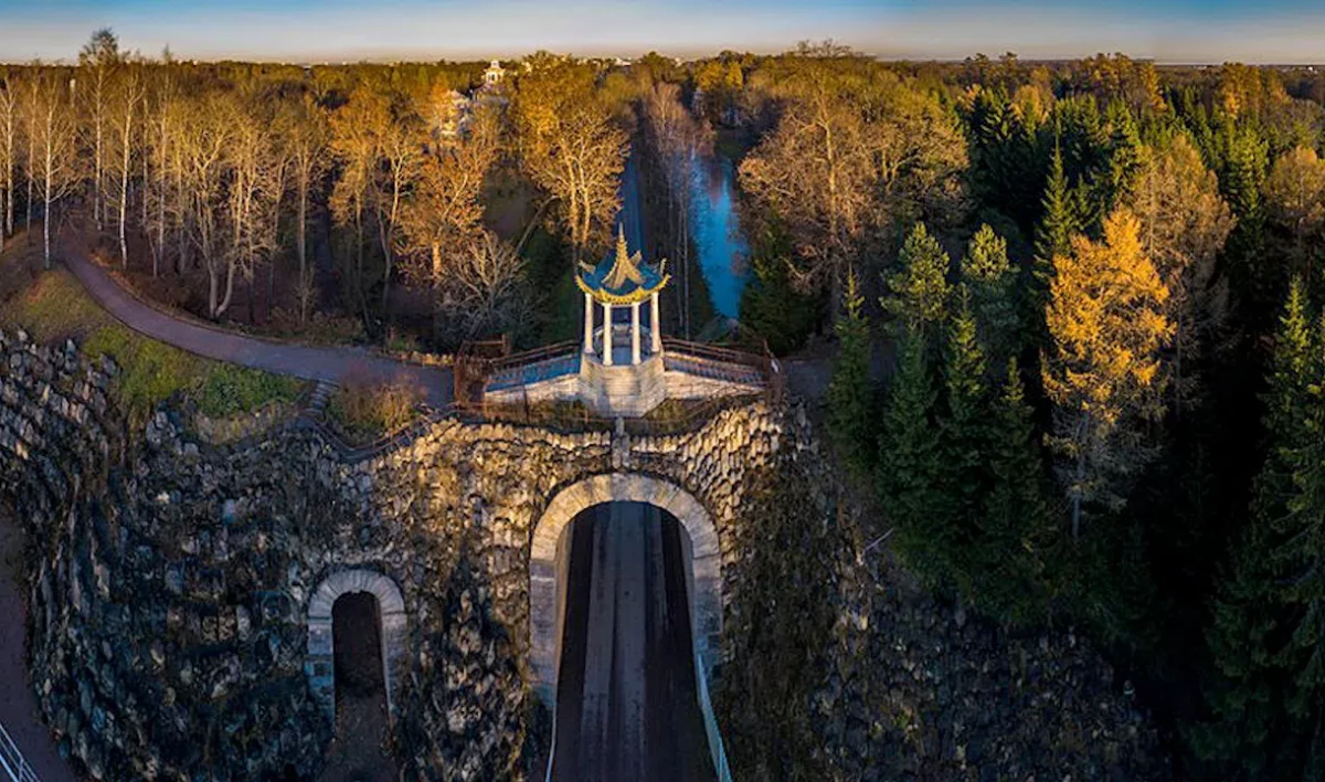 В Царском Селе завершили первый этап реставрации Большого каприза XVIII века - tvspb.ru