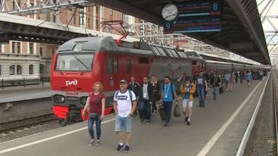 Боевой настрой: В Петербург приехали несколько сотен болельщиков на матч Россия-Египет