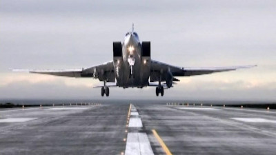 Вице-премьер Рогозин доложил Путину о летных испытаниях сверхзвукового бомбардировщика Ту-160