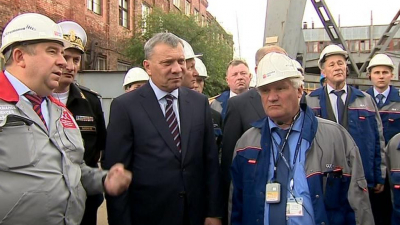 Балтийский завод продемонстрировал вице-премьеру Борисову возможности для строительства ледокола «Лидер»