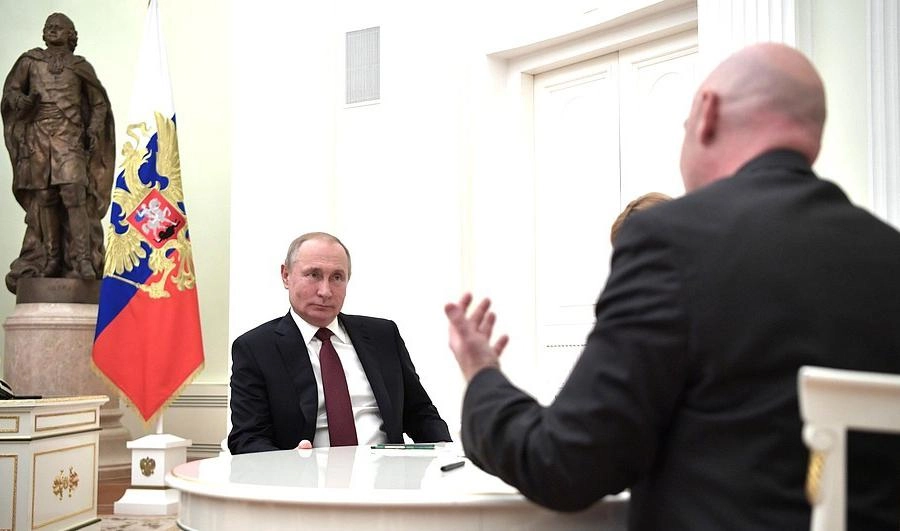 Путин встретился с президентом ФИФА в Кремле - tvspb.ru