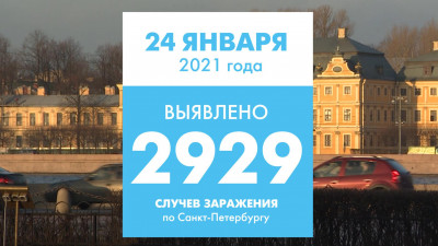 В Петербурге выявили 2 929 новых случаев COVID за сутки