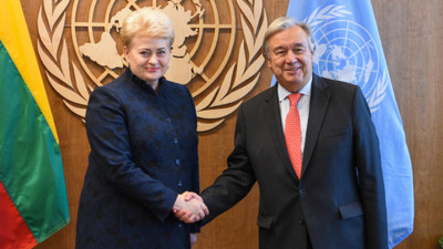 Президент Литвы пожаловалась генсеку ООН на учения «Запад-2017»