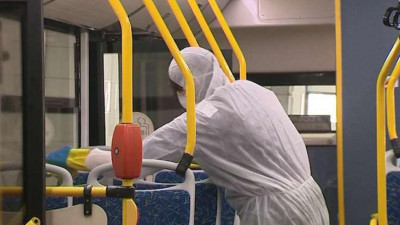 В Петербурге усилят санитарную обработку в общественном транспорте