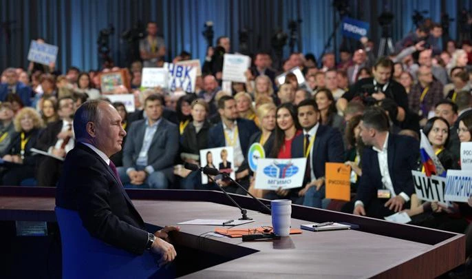 Завершилась пресс-конференция Владимира Путина, президент ответил на 66 вопросов - tvspb.ru