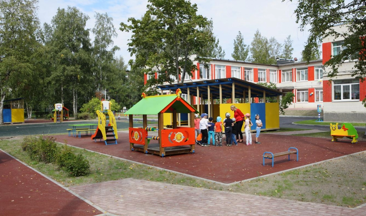 В Петергофе после масштабного благоустройства открыли детский сад - tvspb.ru