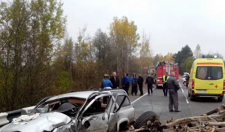 Зажатых в разбившейся легковушке на трассе Р-23 мужчину и женщину госпитализировали - tvspb.ru