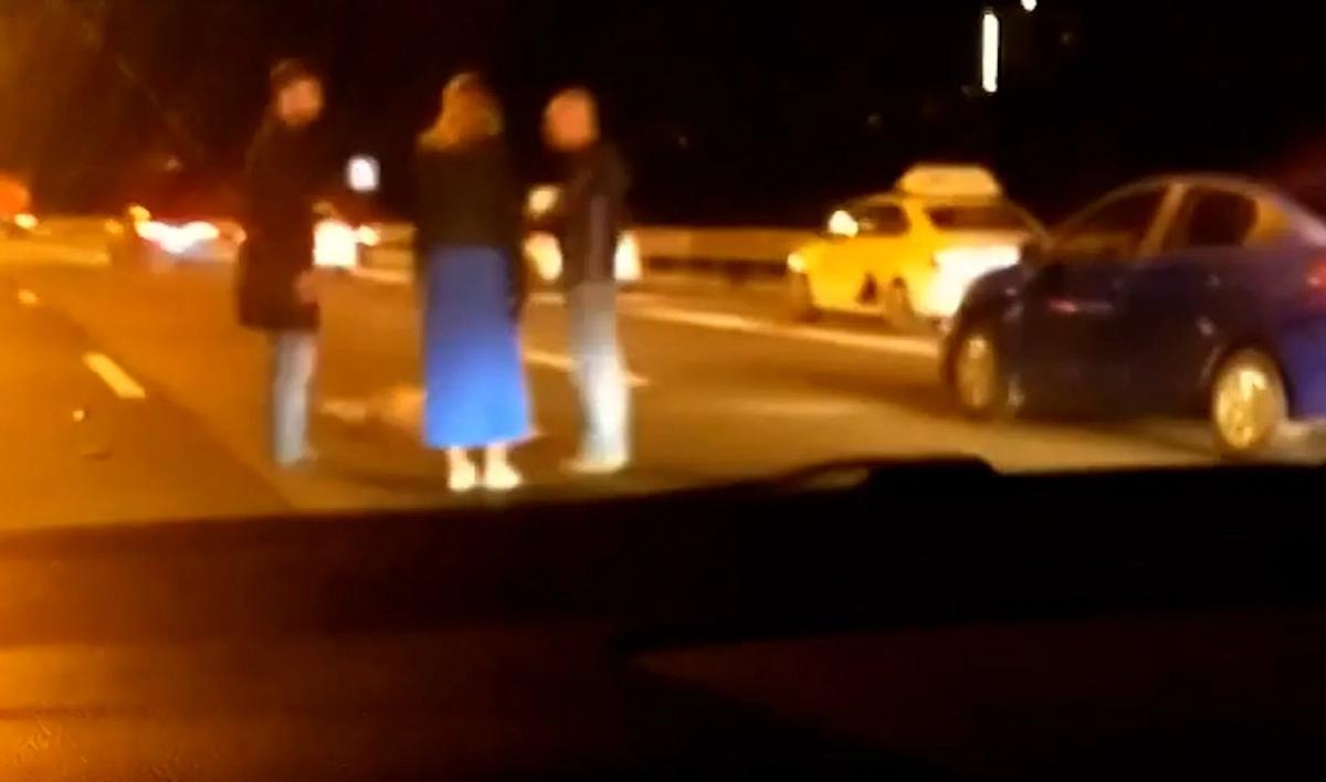 Пешеход погиб, попав под колеса легковушки на КАД - tvspb.ru