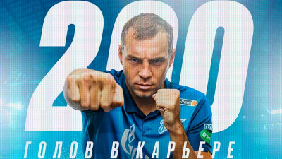 Артем Дзюба забил 200-й гол в карьере