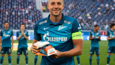 «Зенит» поздравил нападающего Артема Дзюбу с днем рождения