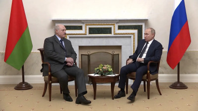 Владимир Путин и Александр Лукашенко провели переговоры в Стрельне