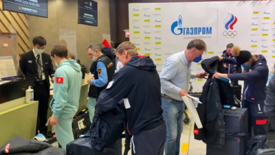 Первые участники олимпийской сборной России вылетели в Пекин