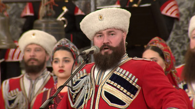 В Государственной академической капелле выступил Кубанский казачий хор