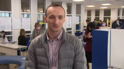 Паралимпиец Андрей Калина отдал свой голос на выборах в Петербурге