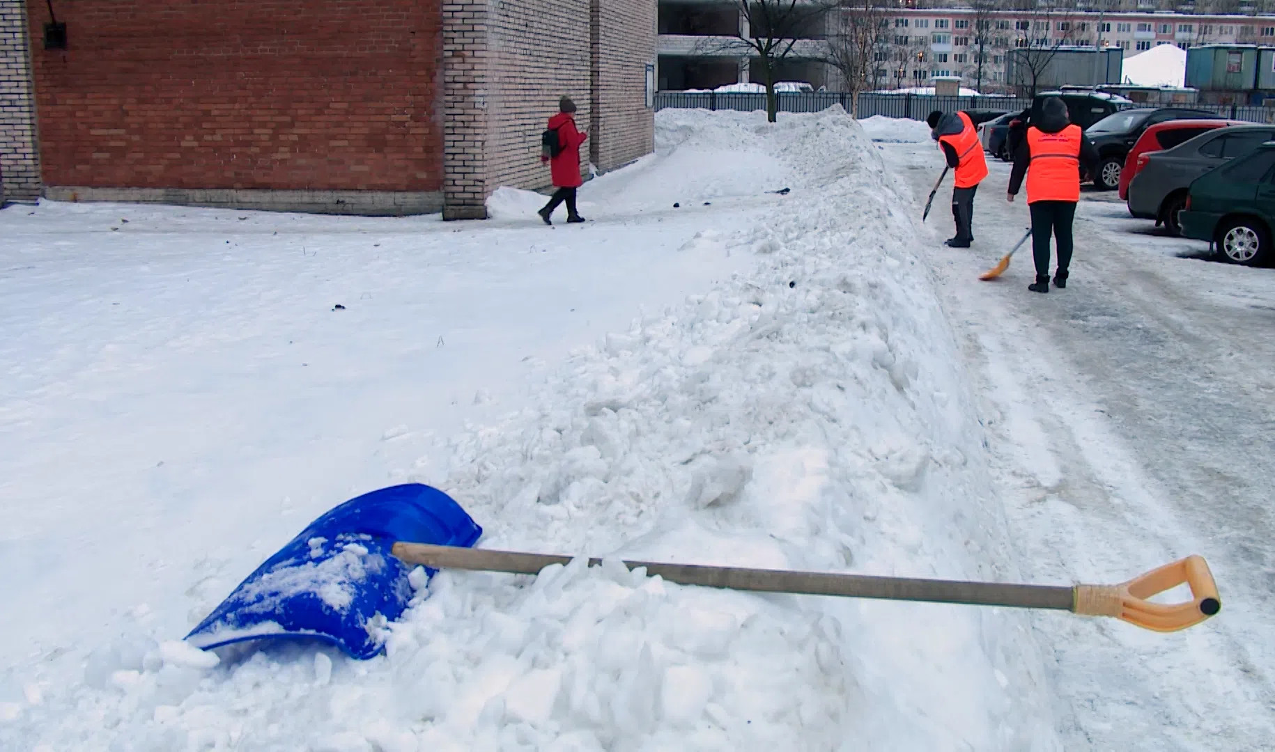 санкт петербург уборка снега