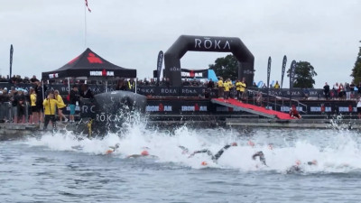 Участникам IRONMAN начали выдавать стартовые номера