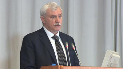 Полтавченко выступит перед депутатами на заседании ЗакСа Петербурга